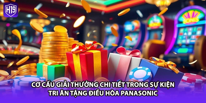 Cơ cấu giải thưởng chi tiết trong sự kiện tri ân tặng điều hòa Panasonic