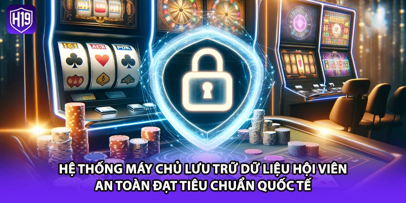 Hệ thống máy chủ lưu trữ dữ liệu hội viên an toàn đạt tiêu chuẩn quốc tế